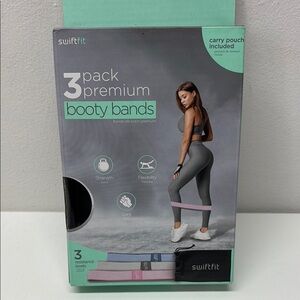 Swiftfit 3 Pack Premium Booty Bands